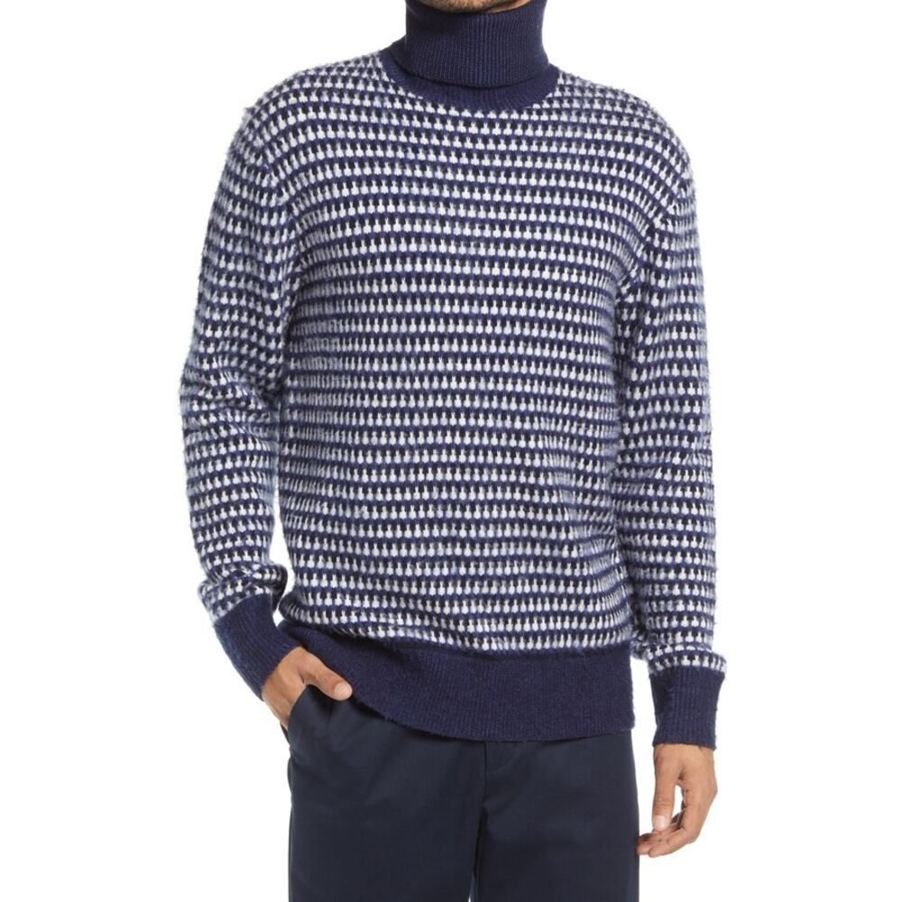 Ted Baker Riber Roll Neck Wool Blend Sweater Pullover Turtleneck